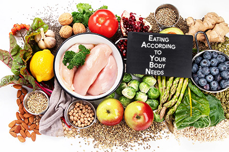 Eating According to Your Body Needs